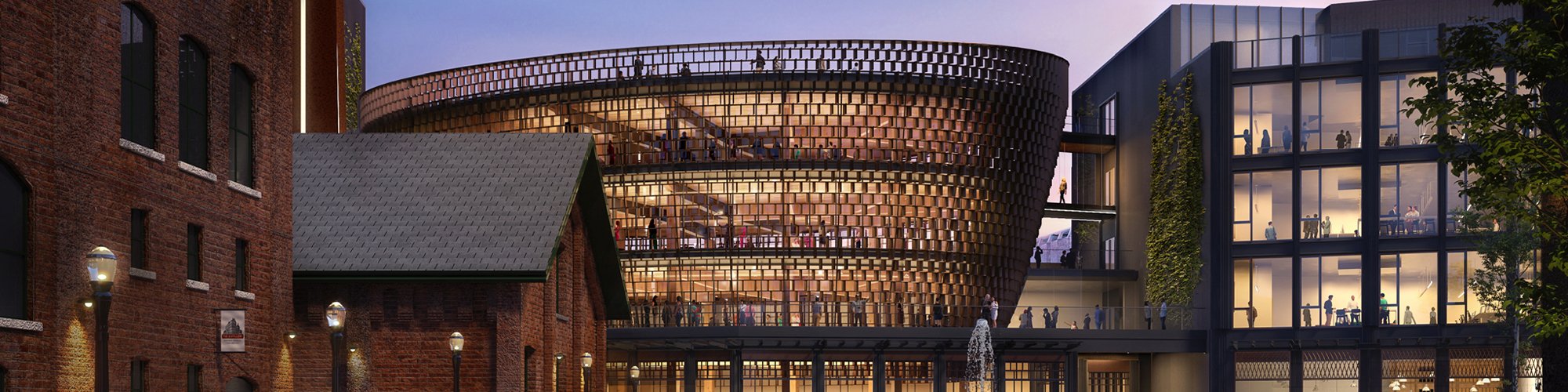 Rendering of Ribbon Building in Toronto